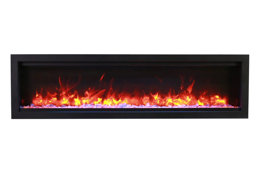 Remii Smart Electric 34" Indoor/Outdoor Full Frame Built-in Electric Fireplace | WM-34