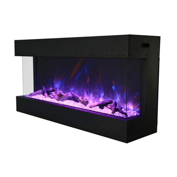 Amantii Tru View Deep 50" Indoor Outdoor 3 Sided Smart Electric Fireplace | 50-TRU-VIEW-XL