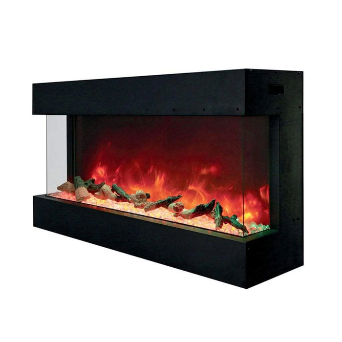 Amantii Tru View Deep 50" Indoor Outdoor 3 Sided Smart Electric Fireplace | 50-TRU-VIEW-XL