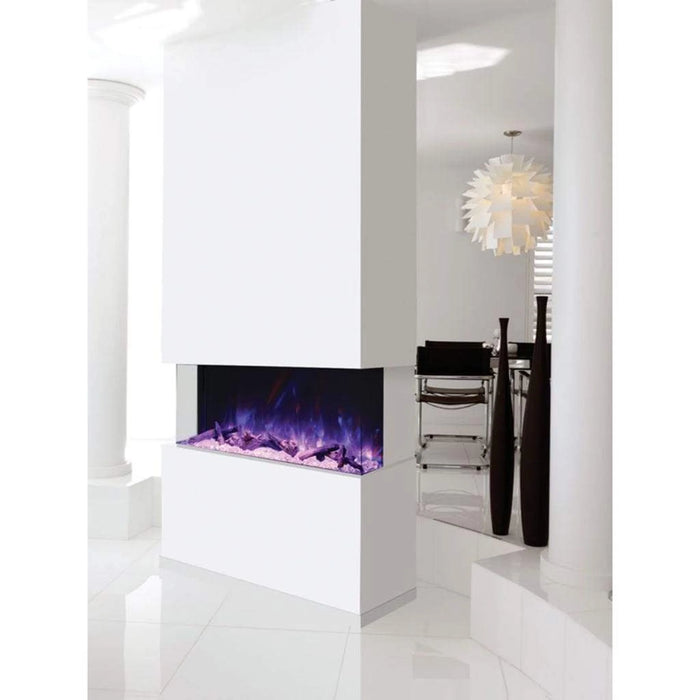 Amantii Tru View Deep 50" Indoor Outdoor 3 Sided Smart Electric Fireplace | 50-TRU-VIEW-XL