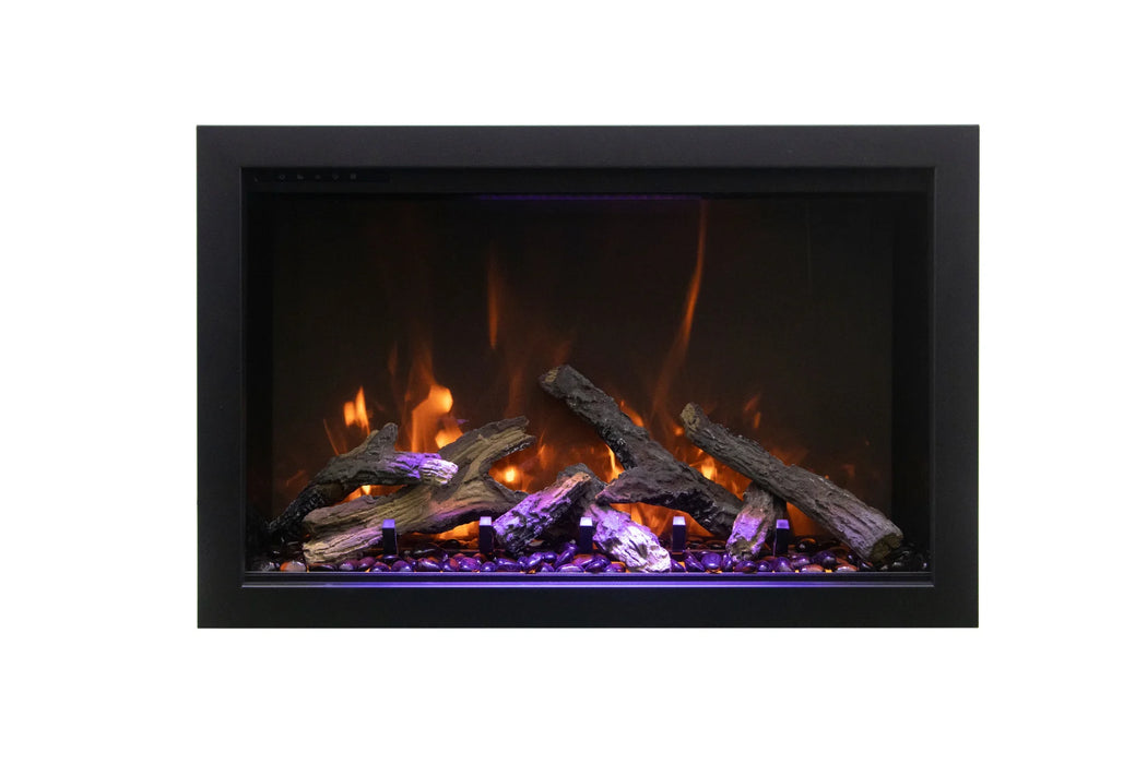 Remii Classic 33" Indoor/Outdoor Full Frame Built-in Smart Electric Fireplace | CLASSIC-33