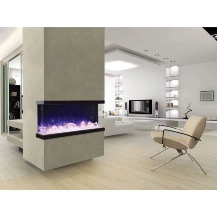 Amantii Tru View Extra Tall 60" Indoor Outdoor WiFi Enabled 3 Sided Electric Fireplace | 60-TRV-XT-XL