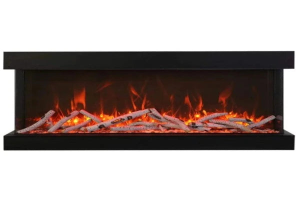 Amantii Tru View Extra Tall 60" Indoor Outdoor WiFi Enabled 3 Sided Electric Fireplace | 60-TRV-XT-XL