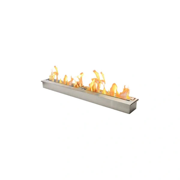 The Bio Flame 60" Stainless Steel Ethanol Fireplace Burner