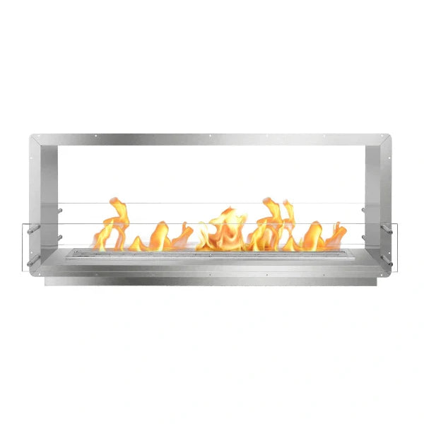 The Bio Flame 60" Stainless Steel Double Sided Ethanol Firebox | 60” Firebox DS