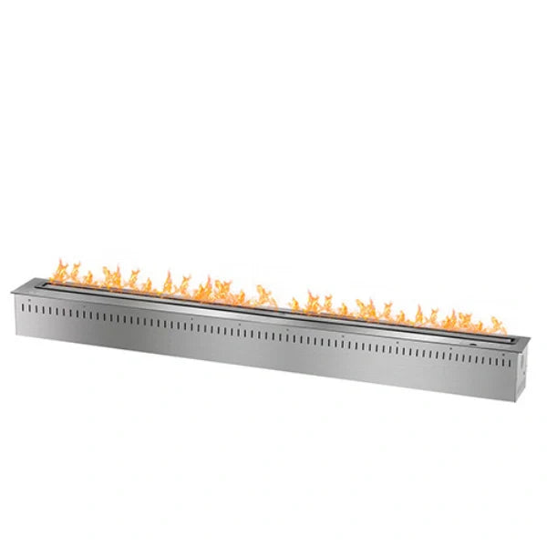 The Bio Flame 60" Remote Control Stainless Steel Ethanol Smart Home Control Burner