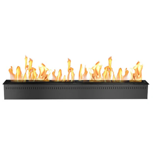 The Bio Flame 60" Remote Control Stainless Steel Ethanol Burner