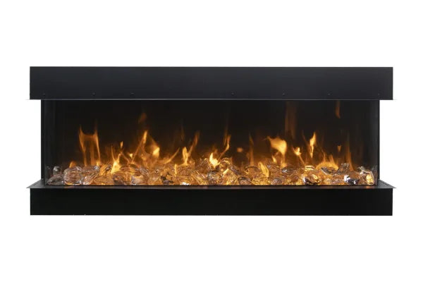 Amantii Tru View Deep 72" Indoor Outdoor 3 Sided Smart Electric Fireplace | 72-TRU-VIEW-XL