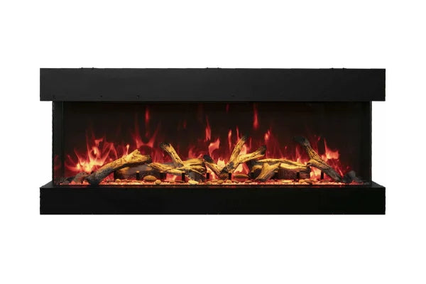 Amantii Tru View Deep 72" Indoor Outdoor 3 Sided Smart Electric Fireplace | 72-TRU-VIEW-XL