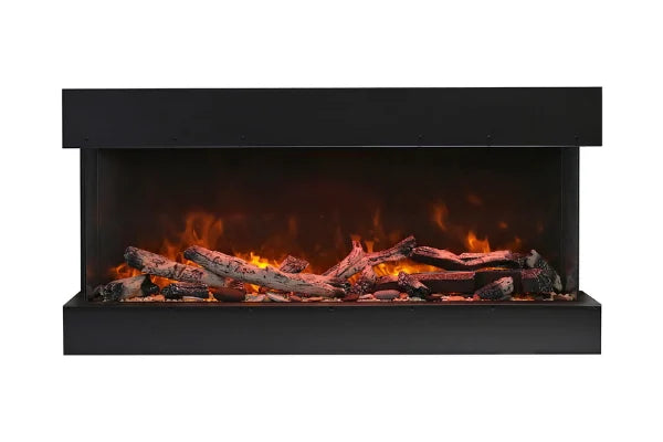 Amantii Tru View Deep 72" Indoor Outdoor 3 Sided Smart Electric Fireplace | 72-TRU-VIEW-XL