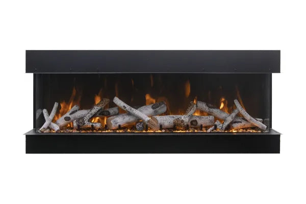 Amantii Tru View Deep 72" Indoor Outdoor 3 Sided Smart Electric Fireplace | 72-TRU-VIEW-XL