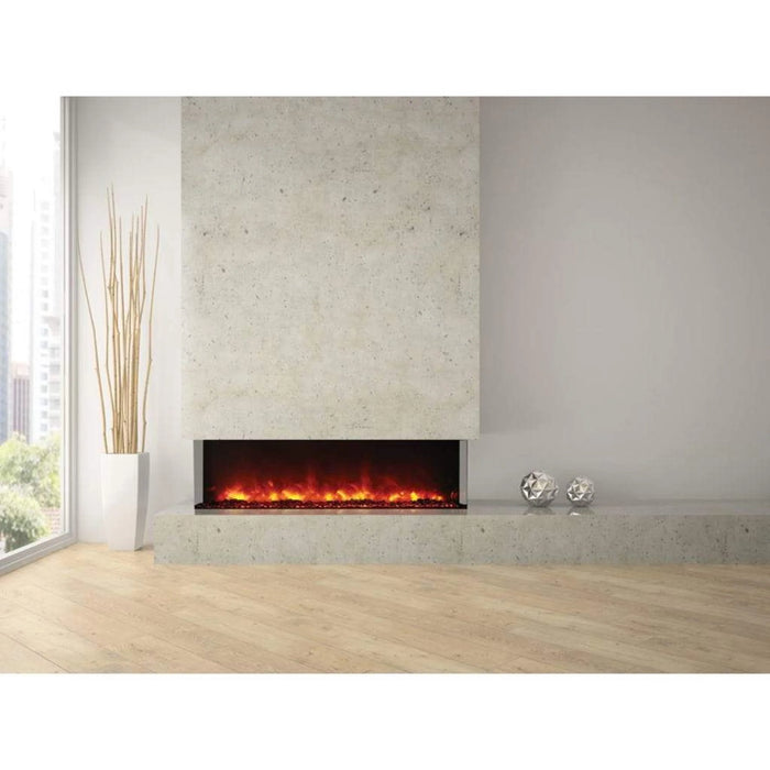 Amantii Tru View Deep 72" Indoor Outdoor 3 Sided Smart Electric Fireplace | 72-TRU-VIEW-XL