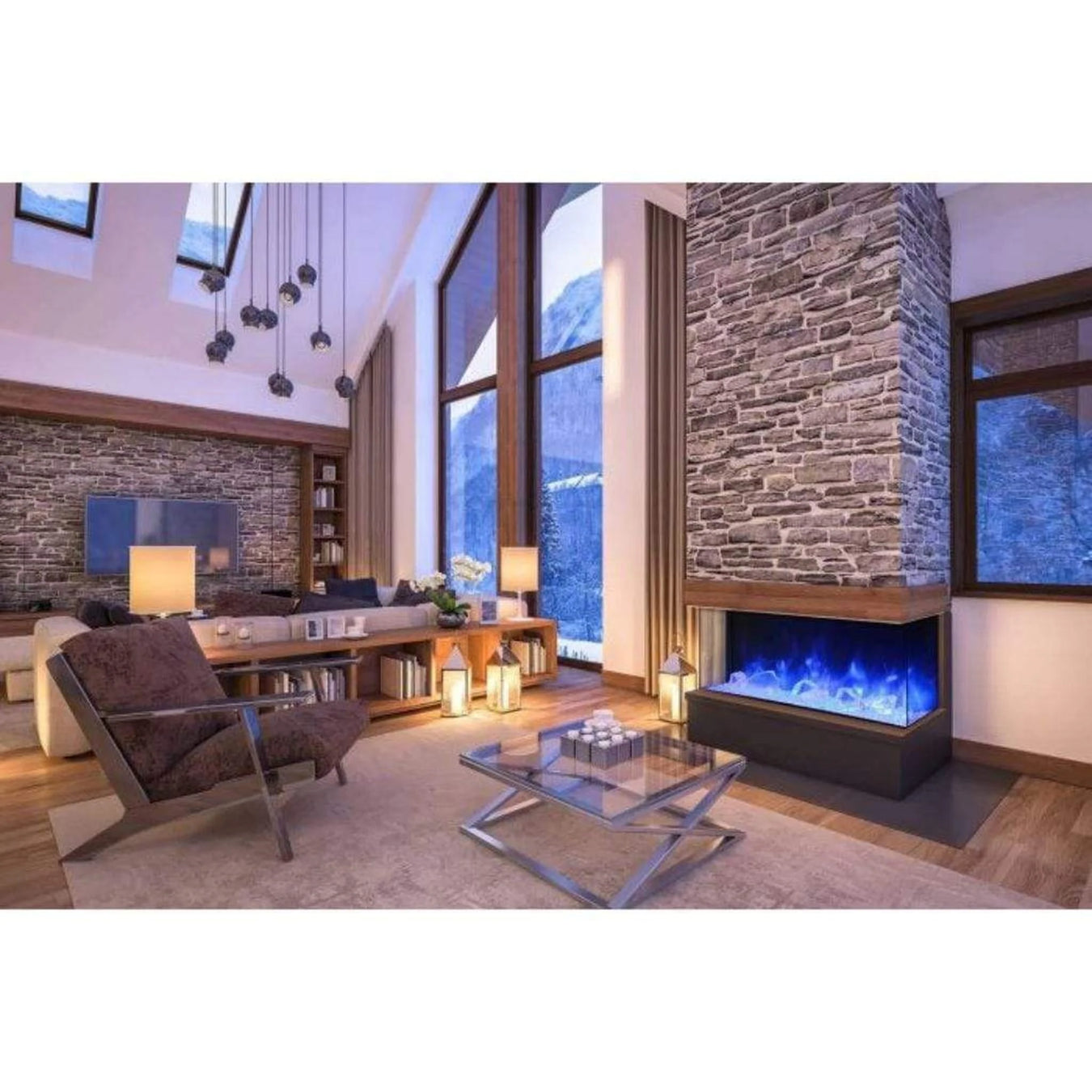 Amantii Tru View 72" Fireplaces