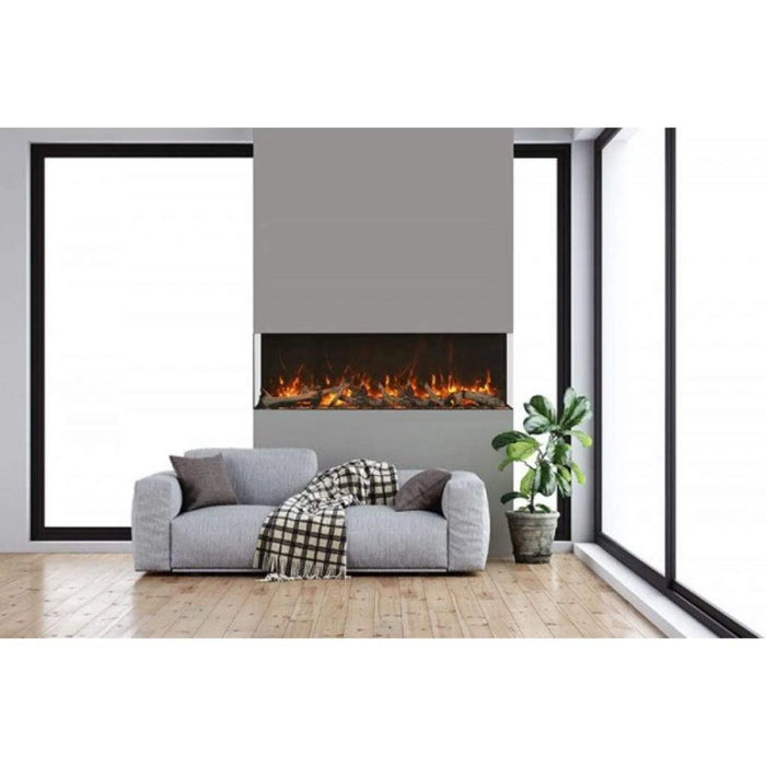 Amantii Tru View Extra Tall 72" Indoor Outdoor WiFi Enabled 3 Sided Electric Fireplace | 72-TRV-XT-XL