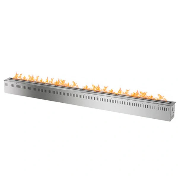 The Bio Flame 72" Remote Control Stainless Steel Ethanol Smart Home Control Burner