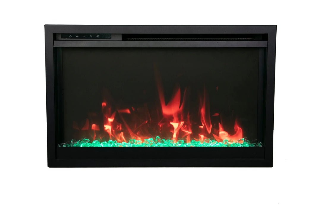 Remii Classic Xtra Slim 33" Built-In Smart Electric Fireplace | CLASSIC-SLIM-33