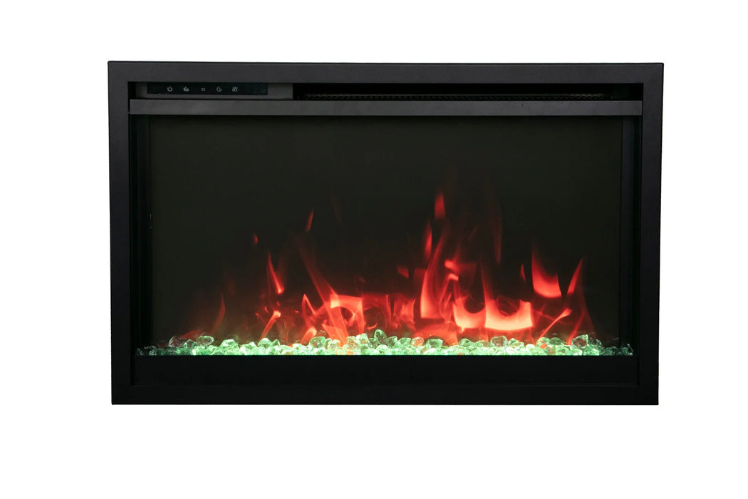 Remii Classic Xtra Slim 33" Built-In Smart Electric Fireplace | CLASSIC-SLIM-33