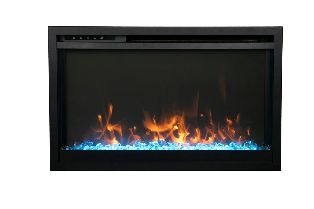 Remii Classic Xtra Slim 33" Built-In Smart Electric Fireplace | CLASSIC-SLIM-33