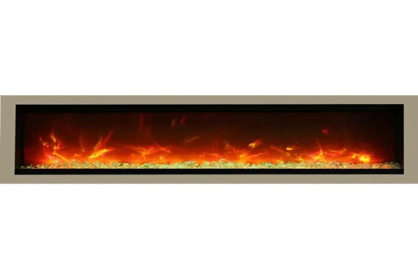 Amantii Symmetry 88" Bronze Surround for Fully Recessed or Built-in Installations | SYM-88-SURR-BRON