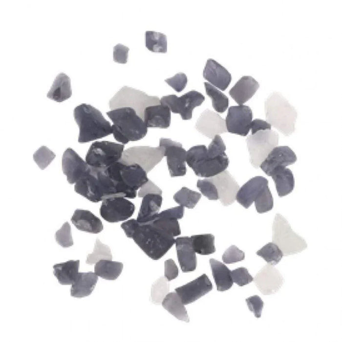 Amantii 5 lbs Smokey Grey & White Fire Glass Media | AMSF-GLASS-14