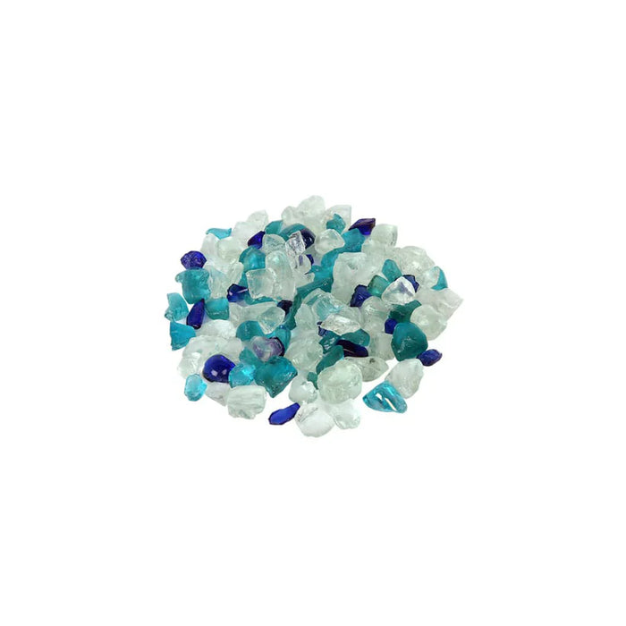 Amantii 5 lbs Ocean Blue Fire Glass Media | AMSF-GLASS-16