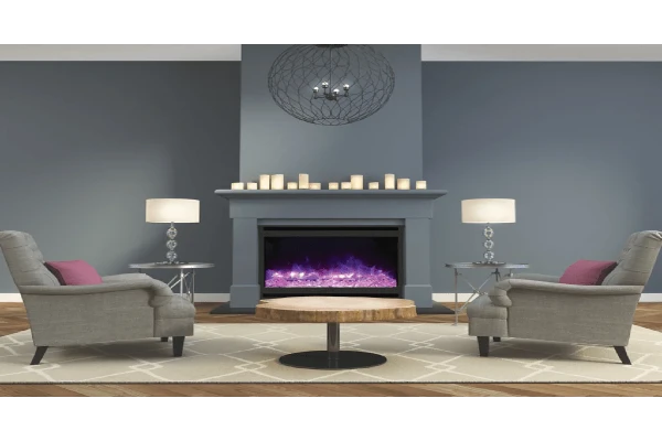 Amantii Zero Clearance 31" Built-In Electric Fireplace | ZECL-31-3228-STL