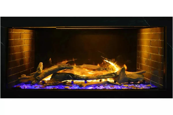 Amantii Signature 38" Built In Electric Fireplace with Patented Dimplex Optimyst Technology | BI-TRD-38-SIG