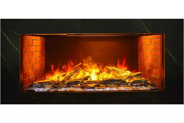 Amantii Signature 38" Built In Electric Fireplace with Patented Dimplex Optimyst Technology | BI-TRD-38-SIG