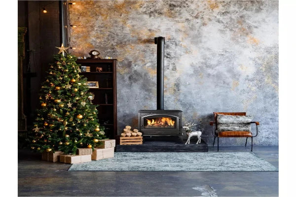 Amantii Sierra Flame Lynwood W76 Freestanding Cast Iron Wood Burning Stove