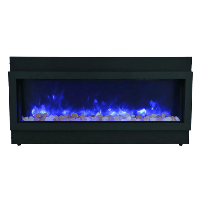 Amantii Panorama Deep Xtra Tall 72" Full View Indoor Outdoor WiFi Enabled Smart Electric Fireplace | BI-72-DEEP-XT