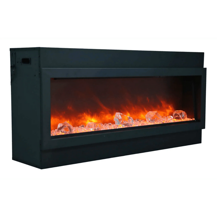 Amantii Panorama Deep Xtra Tall Lumina 50" Indoor Outdoor Full View Built-In Smart Electric Fireplace | BI-50-DEEP-XT-LUMINA