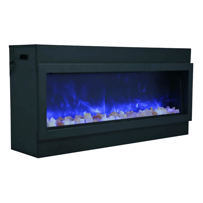 Amantii Panorama Deep Xtra Tall Lumina 50" Indoor Outdoor Full View Built-In Smart Electric Fireplace | BI-50-DEEP-XT-LUMINA