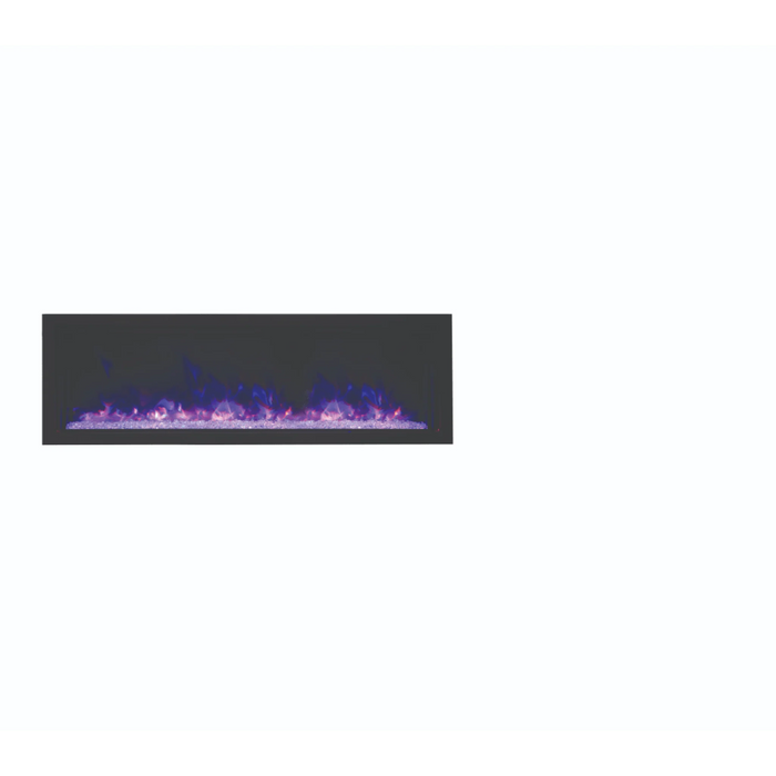 Amantii Panorama Xtraslim Lumina 50" Full View Indoor Outdoor Built-In Smart Electric Fireplace | BI-50-XTRASLIM-LUMINA