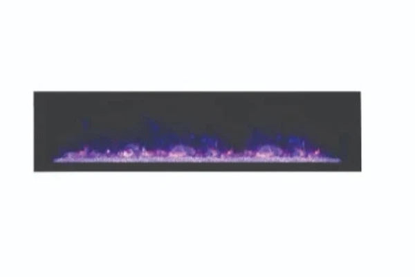 Amantii Panorama Xtraslim 50" Full View Indoor Outdoor WiFi Enabled Electric Fireplace | BI-50-XTRASLIM