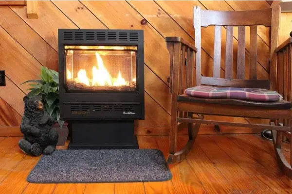 Buck Stove Model 1110 Black Vent Free Natural Gas Stove