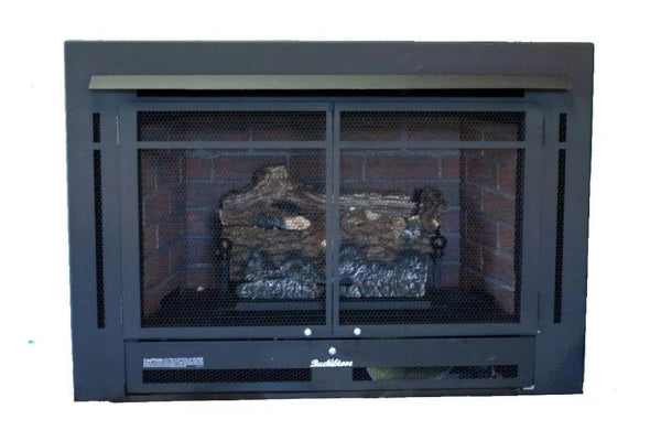 Buck Stove Model 34ZC Manhattan Old Town Red Vent Free Propane Gas Stove