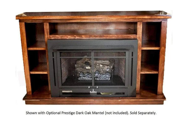 Buck Stove Model 34ZC Manhattan Old Town Red Vent Free Propane Gas Stove