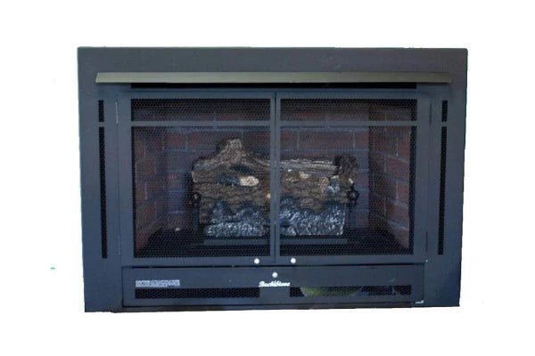 Buck Stove Model 34ZC Manhattan Old Town Red Vent Free Propane Gas Stove