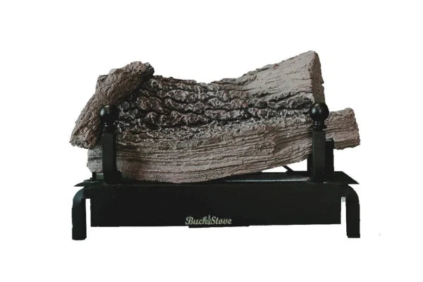 Buck Stove Model CR8T Ceramic Series Modulating Vent Free Natural Gas Log Set