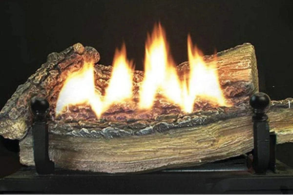 Buck Stove Model CR8T Ceramic Series Modulating Vent Free Natural Gas Log Set