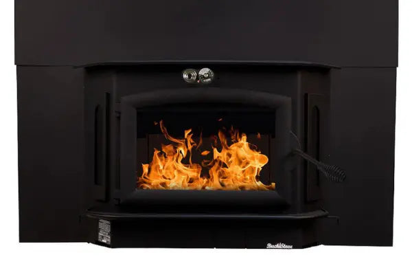 Buck Stove Model 91 Catalytic Wood Stove With Blower, Ash Tray & Black Door