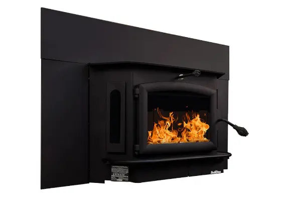 Buck Stove Model 91 Catalytic Wood Stove With Blower, Ash Tray & Black Door