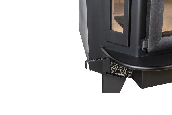 Buck Stove Model 91 Catalytic Wood Stove With Blower, Ash Tray & Black Door