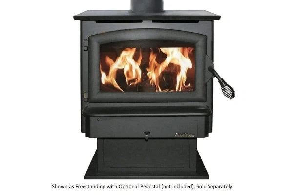 Buck Stove Model 21 Non-Catalytic Wood Stove With Black Door