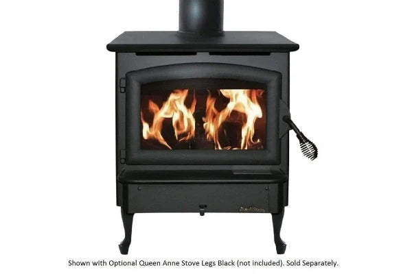 Buck Stove Model 21 Non-Catalytic Wood Stove With Black Door