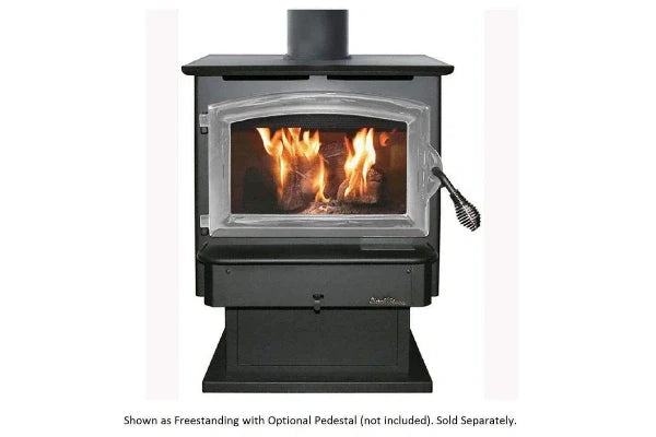 Buck Stove Model 21 Non-Catalytic Wood Stove With Black Door