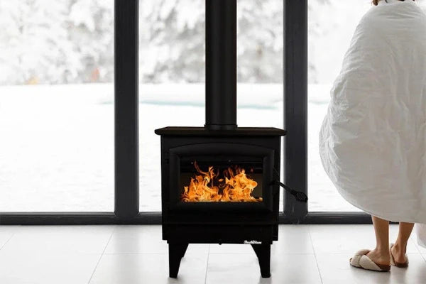 Buck Stove Model 21 Non-Catalytic Wood Stove With Black Door
