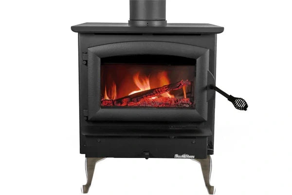 Buck Stove Model 21 Non-Catalytic Wood Stove With Black Door