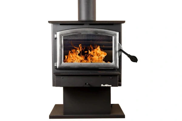 Buck Stove Model 21 Non-Catalytic Wood Stove With Pewter Door
