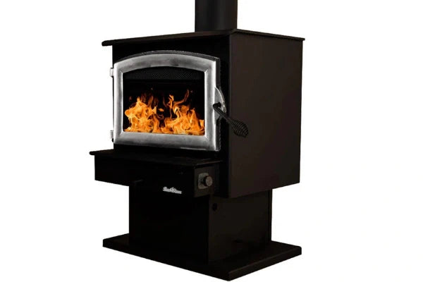 Buck Stove Model 21 Non-Catalytic Wood Stove With Pewter Door